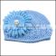 New 2014 Autumn Winter Organic Cotton Baby Beanie Hats With Striped Bear Ears For Newborn