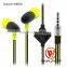 Wallytech Flat cable in-ear Earphone For mobile phone