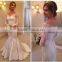 (MY2607) MARRY YOU China Custom Made Bridal Gown V-neck 3/4 long Sleeves Lace Wedding Dress Mermaid Cut 2015                        
                                                Quality Choice