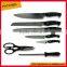 AH01 7pcs 3Cr14 stainless steel double forged kitchen knife set