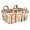 Water hyacinth seagrass storage basket with handles