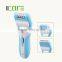 Rechargeable lady epilator/shaver /foot callus remover set 2 speeds for choice