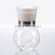 Round Clear Glass Spice Grinder