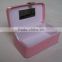 Best quality classical leather earphone case cosmetic gift box