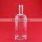 Cheap high glass smooth bottles 700ml aluminum cap liquor bottle Poland whiskey bottle