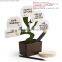 2014 hot selling Desk Bonsai(accessories box & note plate) with pen holders usage behind for decoration and deck tidy