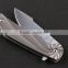 OEM TC4 Titanium alloy folding knife D2 steel