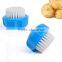Best Quality Mini Easy Handhold Kitchen Vegetables and Fruit Plastic Round Brush Kitchen Tool Plastic Brush