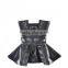OVERBUST STEAMPUNK CORSET WITH ZIPPER OPENING