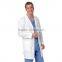 FREE SAMPLE wholesale medical uniforms design white hospital 100% cotton lab coat