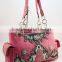 Hot pink cowgirl style purses pu leather western handbags wholesale