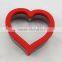 soft touch effect silicone & stainless steel sandwich cutter