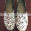 new style cheap canvas women cloth shoes manufactuer