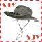 Outdoor Sportswear Fisherman Sun Hats Bucket Hat with Adjustable Pull String