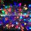 Clear PVC cable RGB replacable waterproof IP65 LED clip light LED tree decoration Christmas