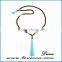 statement necklace latest design Turquoise beads necklace