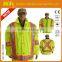 Hi vis reflective safety waterproof work wear 5 in 1 work jacket