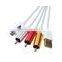 MHL Micro USB TO RCA Composite HDTV Adapter AV Cable for SAMSUNG GALAXY NOTE