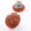 Copper coated scourer with handle