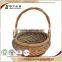 China Supplier Unique designed rattan wicker basket no handles