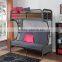 Full two levels metal bunk bed for hostel iron bed