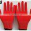 BSSAFETY Cheap nylon knitted safety gloves, zebra gloves for garden work use