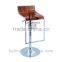 Manufacturer adjustable rotate bar stool high chair with footrest bar chair