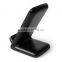 Universal 3 Coils Wireless Charger Phone Stand Cradle For All Qi-enabled Smartphone