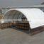 steel frame rainproof outdoor motorcycle container shelter