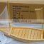 High Quality Pine Wood Sushi Boat Sushi Boat Wood Disposable Sushi Container
