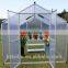 double door aluminium garden greenhouse 8ft* 10ft