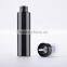 Wholesale black color 120ml PET bottle with sprayer pump