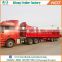 Factory price steel cage cargo fence trailer for grain transportation drop side flatbed stake cargo semi trailer