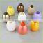 Colorful eco-friendly oil coating flower vases plastic wholesale