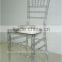 Transprarent wholesale white resin chair chiavari chair with party