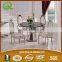 TH323 Guangdong wholesale glass top dining table