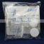 plastic transparent travel bottle set for women bathroom