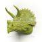 Resin wall animal head mount triceratops dinosaur head