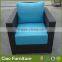 PE rattan garden sofa set outdoor comfortable patio sofa set