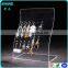 28 holes clear acrylic Jewelry earring Display stand, 12 pairs acrylic L shape earring dispaly