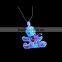 Direct manufacturer event supplies custom bear design led christmas party flashing light kids necklace