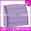 Customize colorful children small wooden bookcase W08C192