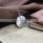 Cheap 2016 new Christmas Women Hot Gifts Love Heart Words Round Pendant Necklace Family Jewelry