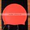 Wrinkle Free Silicone swim Cap , ear proction 100% silicone swim cap waterproof long hair
