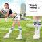 Hot selling girl knee high long stripe football sport tube socks
