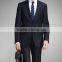 2015 high quality men's business suit with 100% wool stripe fabric office uniform design for men