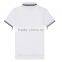 OEM white cotton printing custom collar tshirt design plain mens tshirt