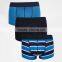 Custom 3 pack underpants man satin underpants with stripe print