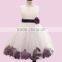 2016 New Arrival Lace Flower Kids Dress Baby Girl Party Dress With Rose Detail Princess Wedding Dress For Children