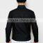 2016 men's cool black two-way zippers waxed biker jacket